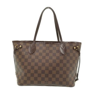 Louis Vuitton Damier Ebene Brown Neverfull Tote Bag